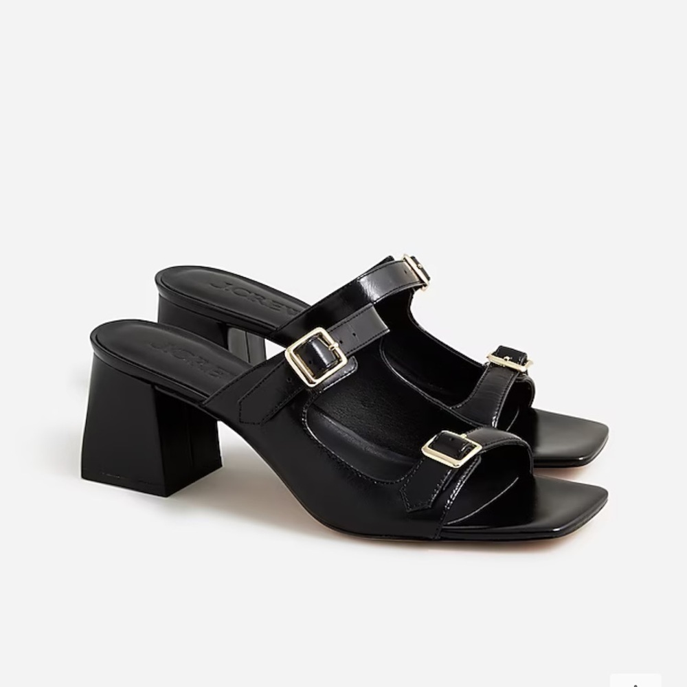 J.Crew Layne buckle sandals in leather